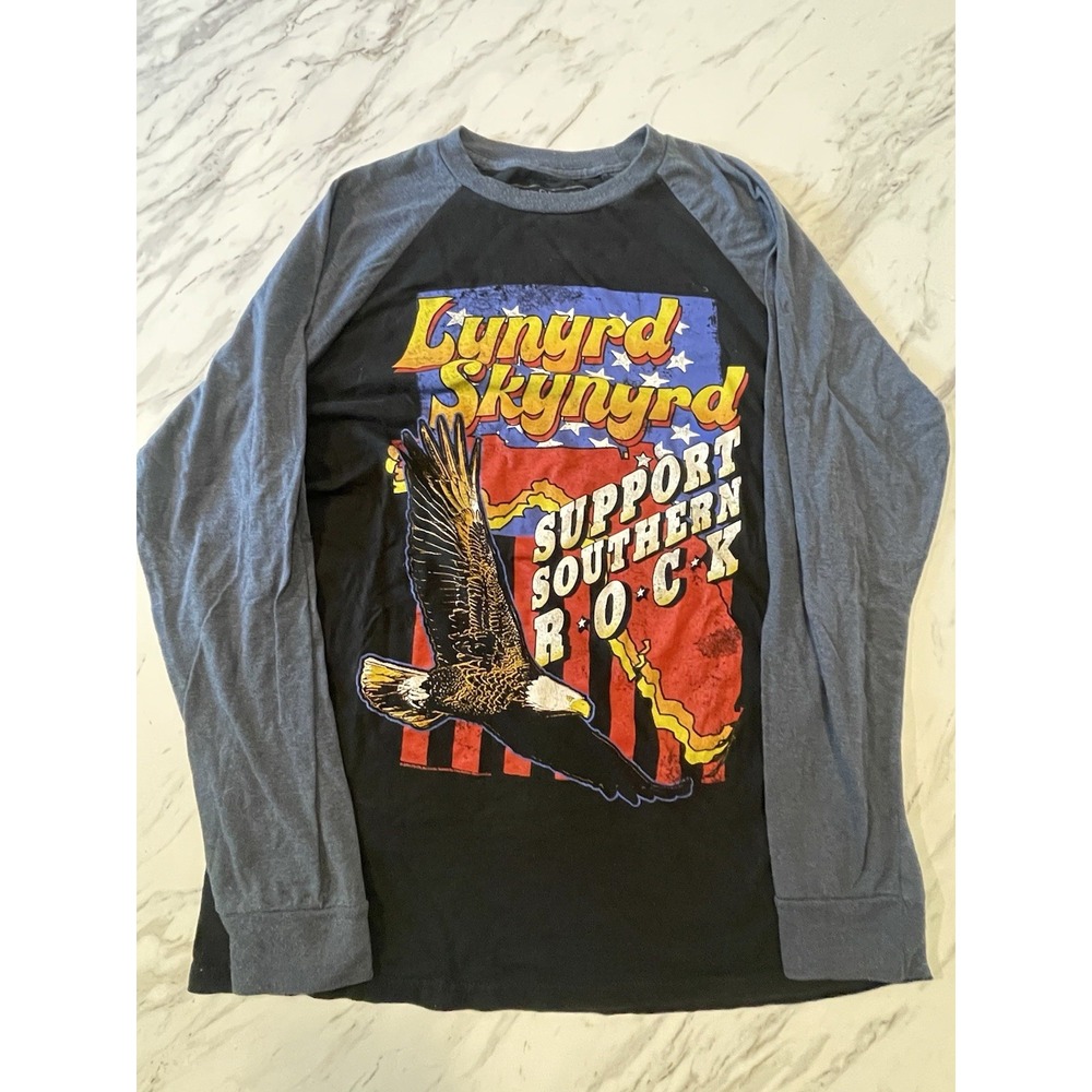 Lynyrd Skynyrd Long sleeve Raglan Tshirt Size Large